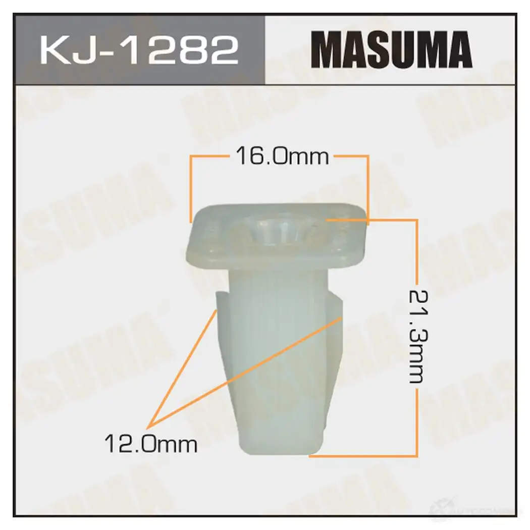 Клипса пластиковая MASUMA 1422886554 KJ-1282 8VUF B5