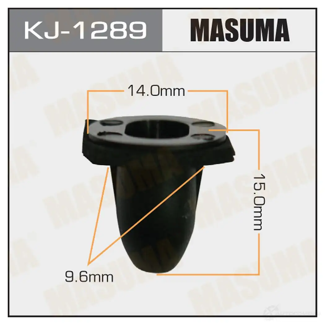 Клипса пластиковая MASUMA KJ-1289 1422886551 MNM8Q 6