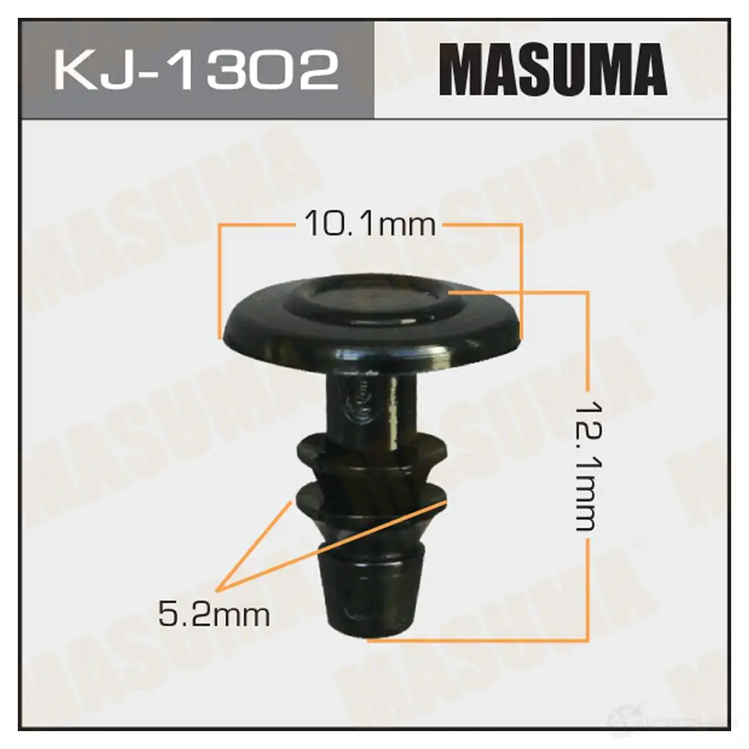 Клипса пластиковая MASUMA KXP 9E KJ-1302 1422886546