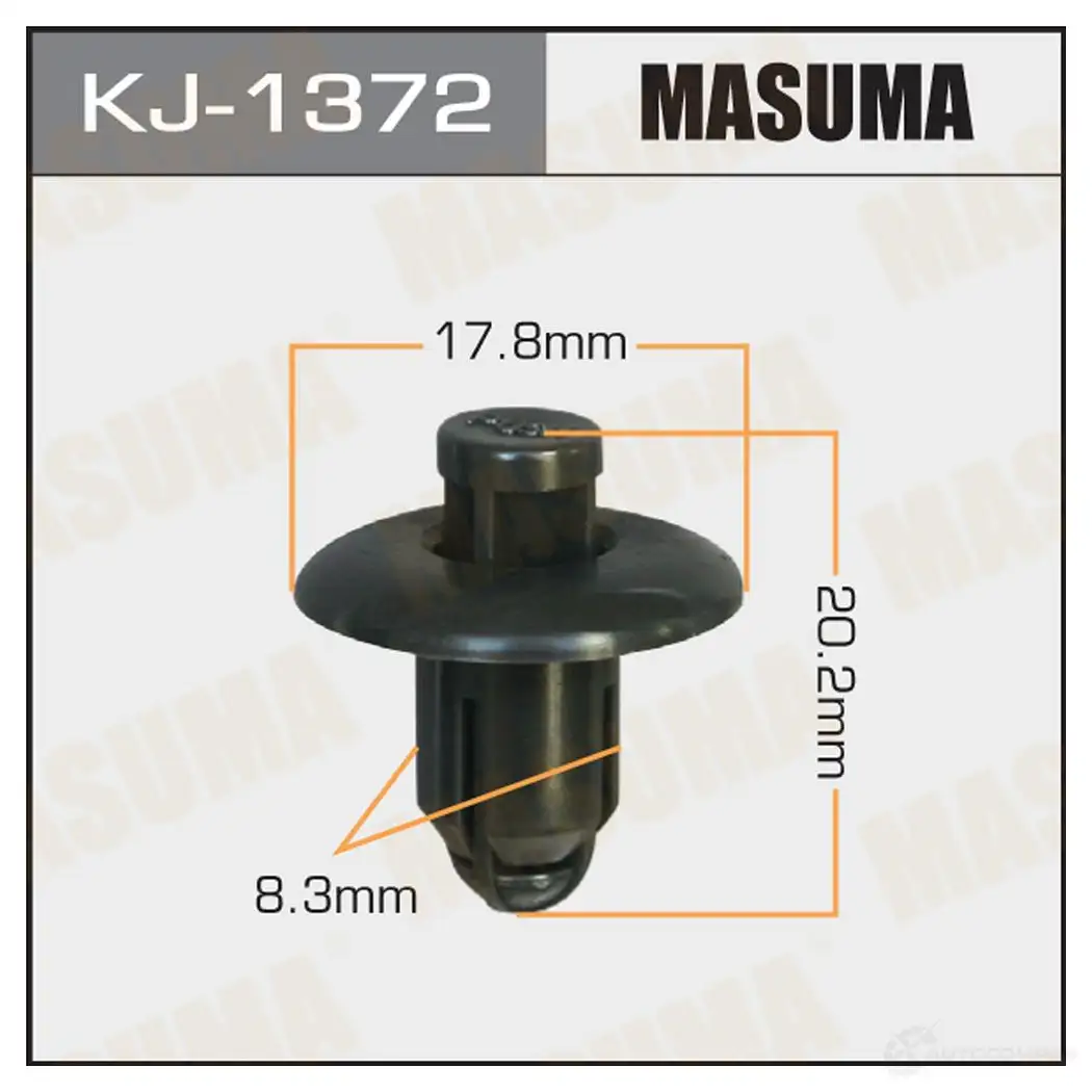 Клипса пластиковая MASUMA BYZK8 5F KJ-1372 1422887288
