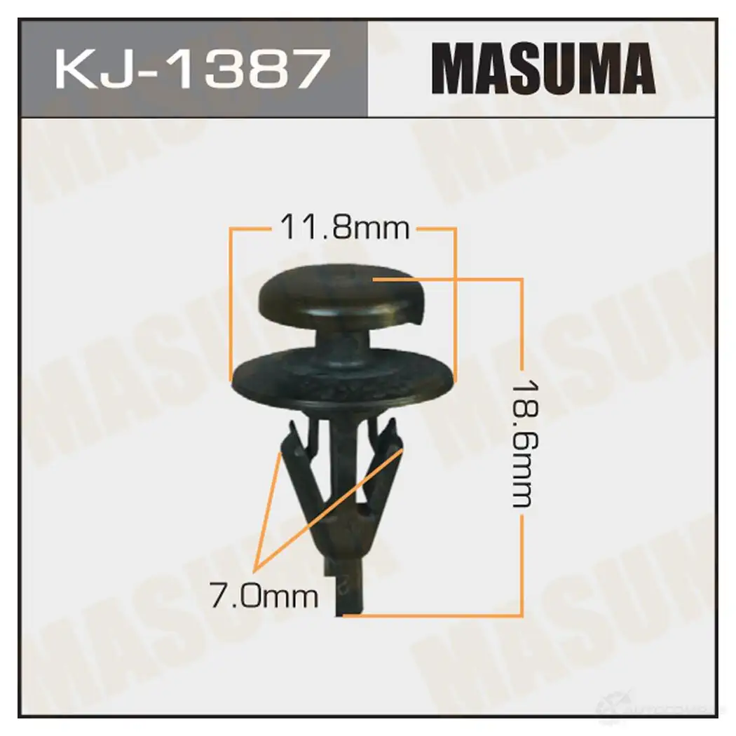 Клипса пластиковая MASUMA 1422888195 53Q XW KJ-1387