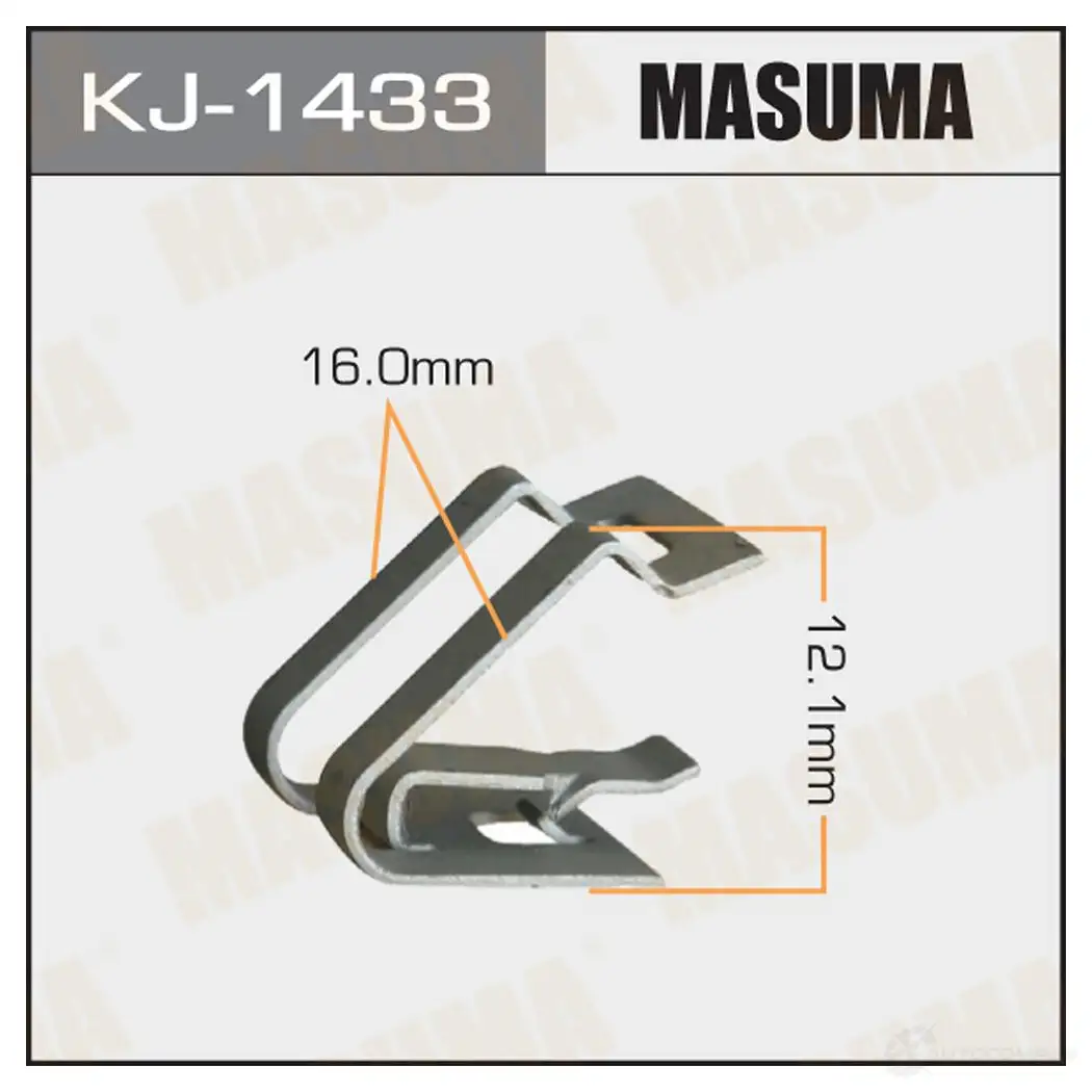 Клипса пластиковая MASUMA 1422887188 0 TPL44R KJ-1433