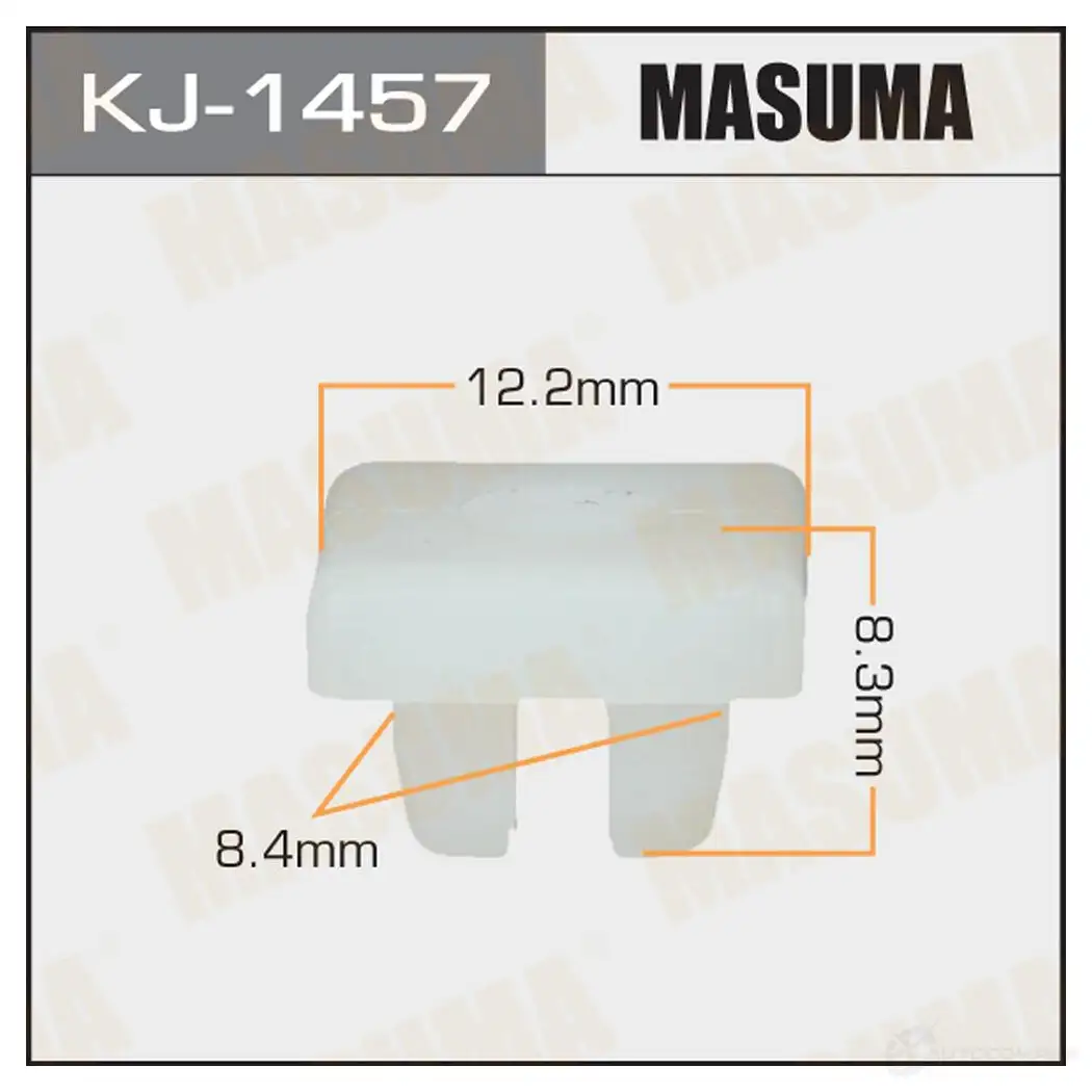 Клипса пластиковая MASUMA KJ-1457 MTZHZ N8 1422886408