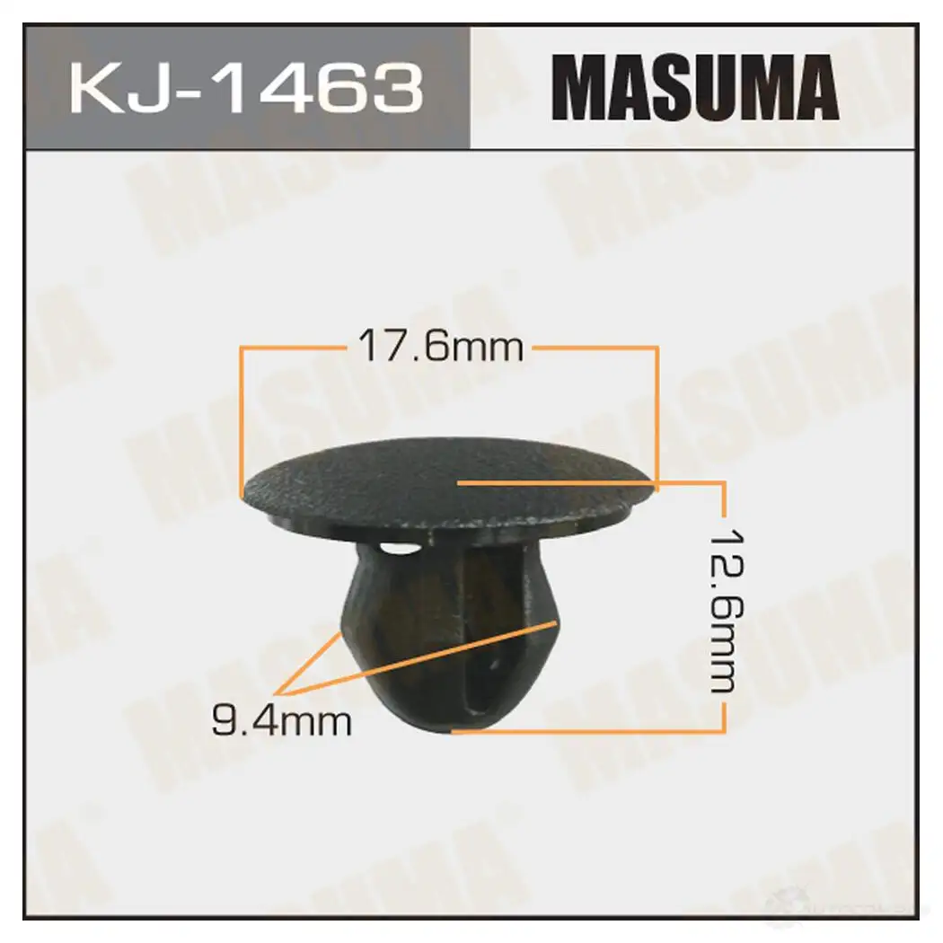 Клипса пластиковая MASUMA KJ-1463 F53YP VX 1422886405
