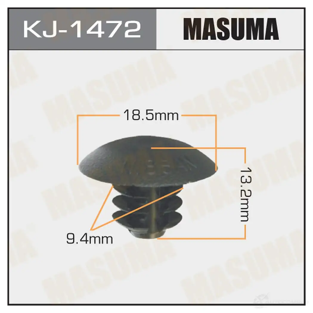 Клипса пластиковая MASUMA KJ-1472 0 F9TF 1422886441