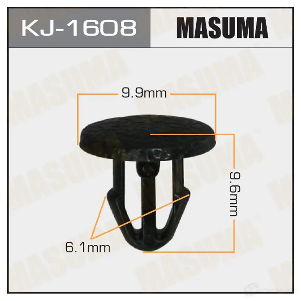 Клипса пластиковая MASUMA 1422886295 59S Y7 KJ-1608