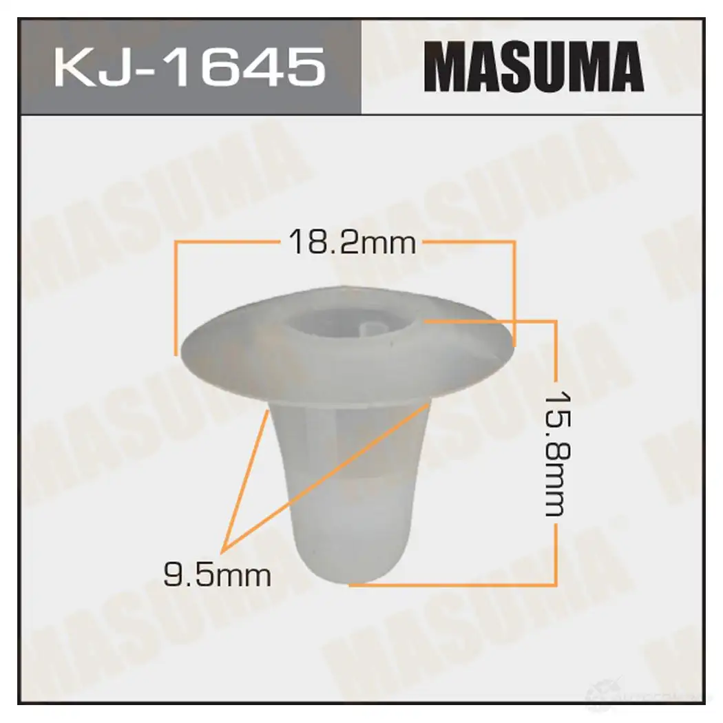 Клипса пластиковая MASUMA 5A 9BQ7 KJ-1645 1422886398