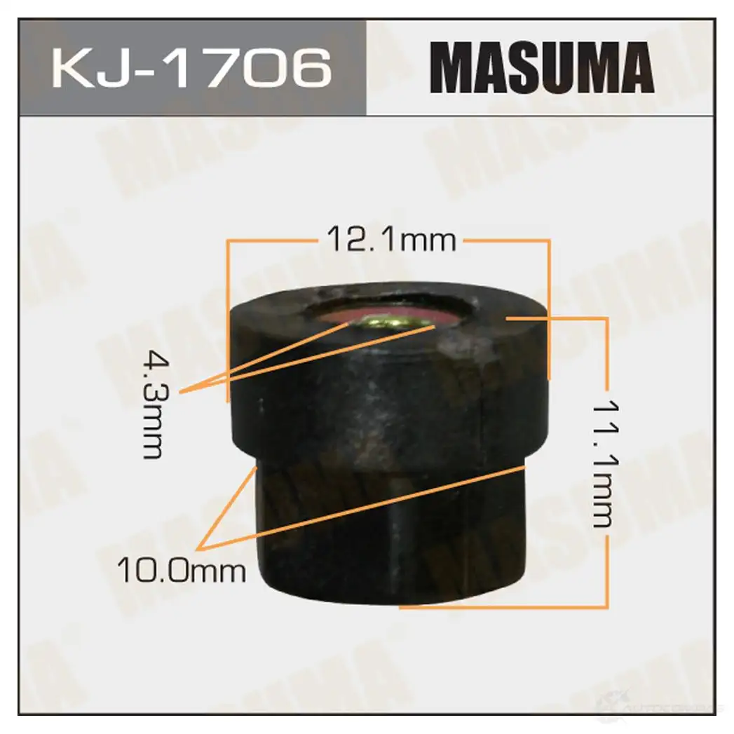Клипса пластиковая MASUMA ZSCY I8 KJ-1706 1422886358