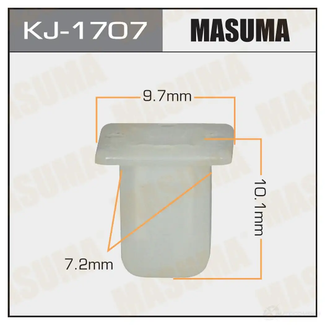 Клипса пластиковая MASUMA 1422886357 KJ-1707 5HBW 5AH