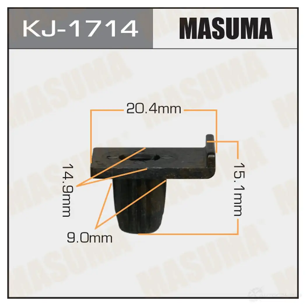 Клипса пластиковая MASUMA JO IA8 KJ-1714 1422886355