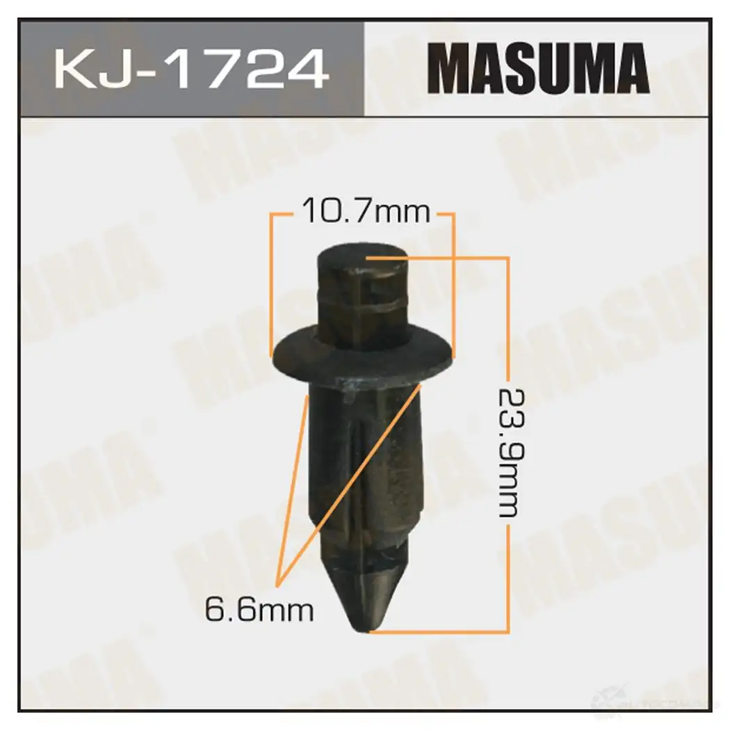 Клипса пластиковая MASUMA KJ-1724 Z NUD9 1422887135
