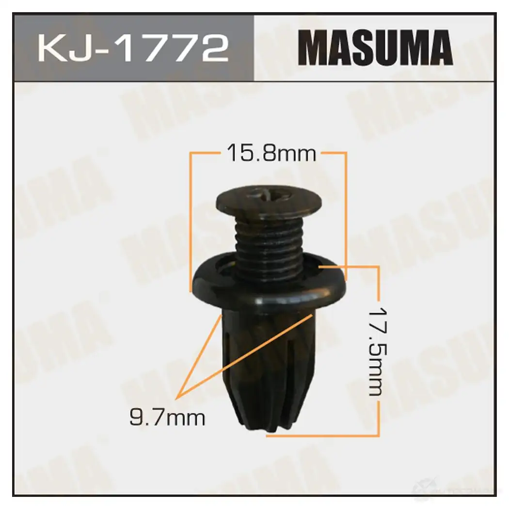 Клипса пластиковая MASUMA OHDD JRM KJ-1772 1422887131