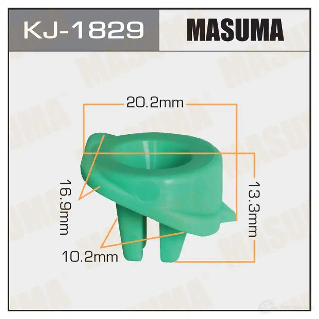 Клипса пластиковая MASUMA NNI K3 1422886316 KJ-1829