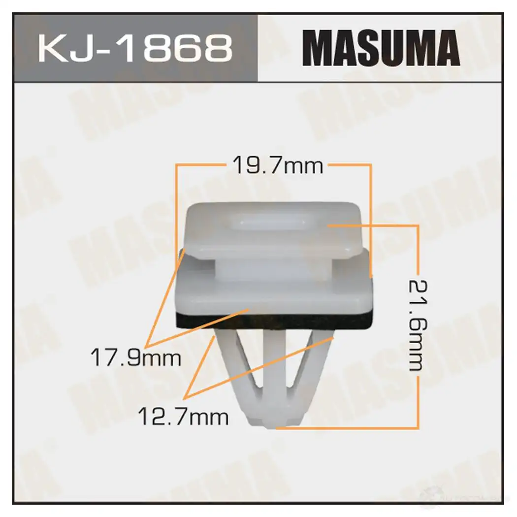 Клипса пластиковая MASUMA PJ QWE KJ-1868 1422886341