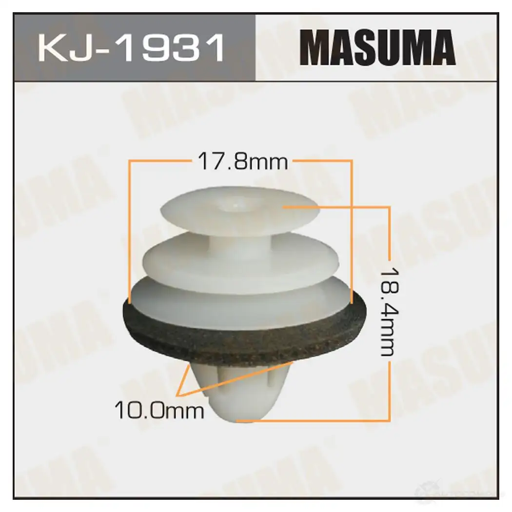 Клипса пластиковая MASUMA 1422887149 LFP4 I60 KJ-1931