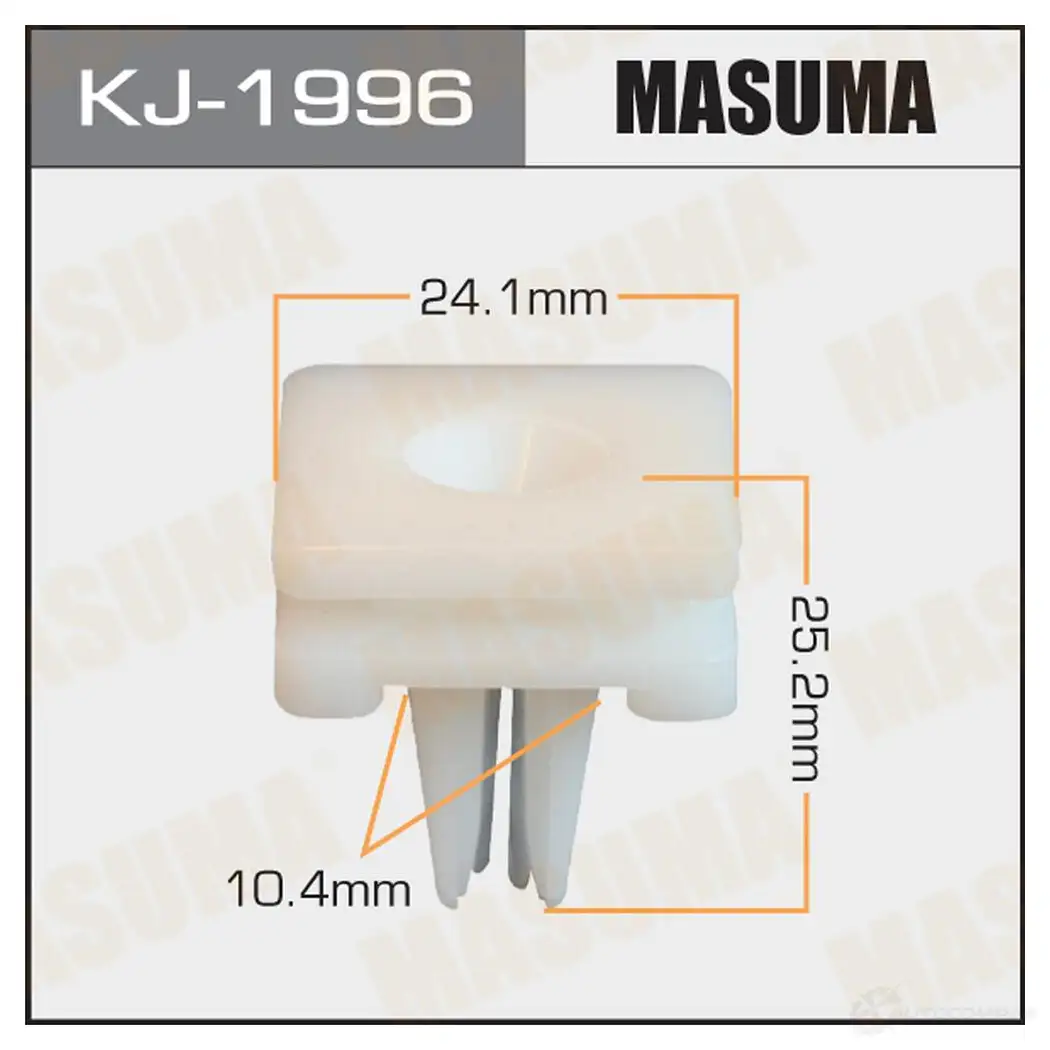 Клипса пластиковая MASUMA WNT TG KJ-1996 1422886215