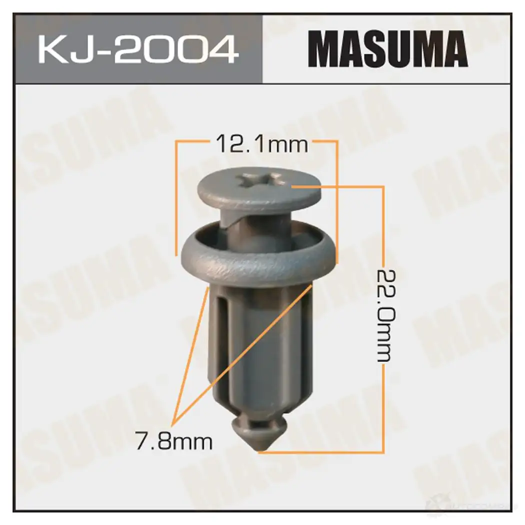Клипса пластиковая MASUMA 6LH L88 KJ-2004 1422887157