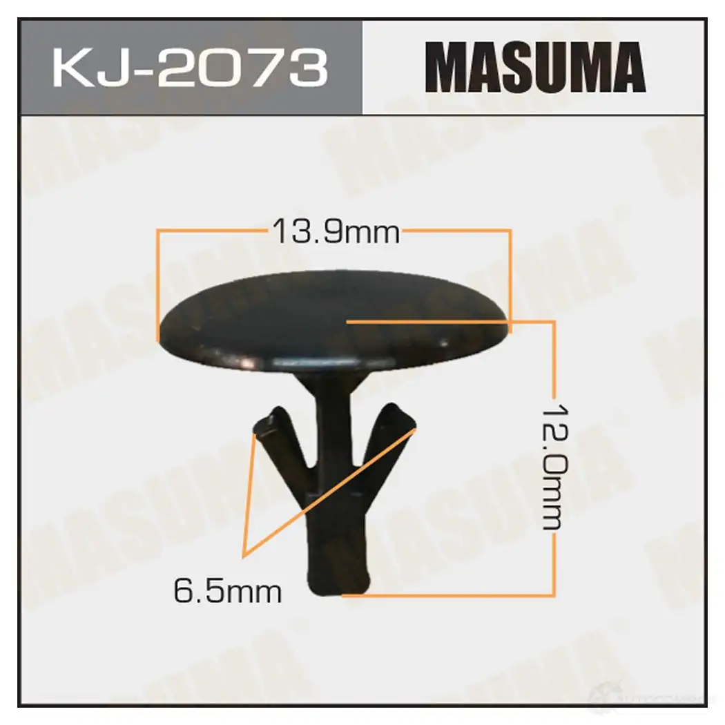 Клипса пластиковая MASUMA 1422884742 GG 0ZTL KJ-2073