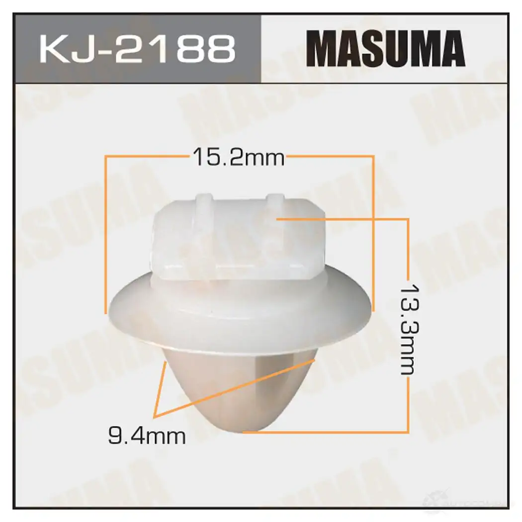 Клипса пластиковая MASUMA BKU9 F KJ-2188 1439697406