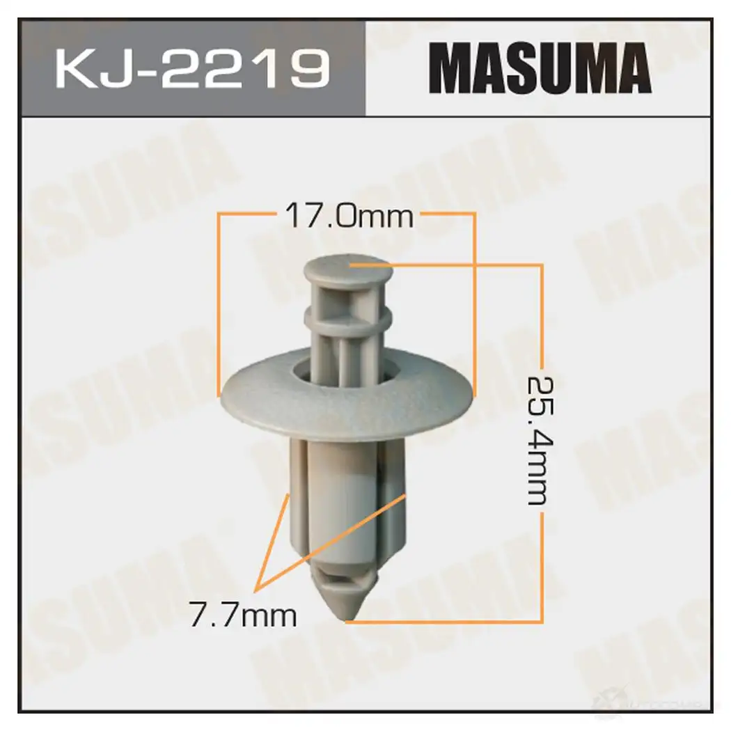 Клипса пластиковая MASUMA 4 QN5JU KJ-2219 1422884677