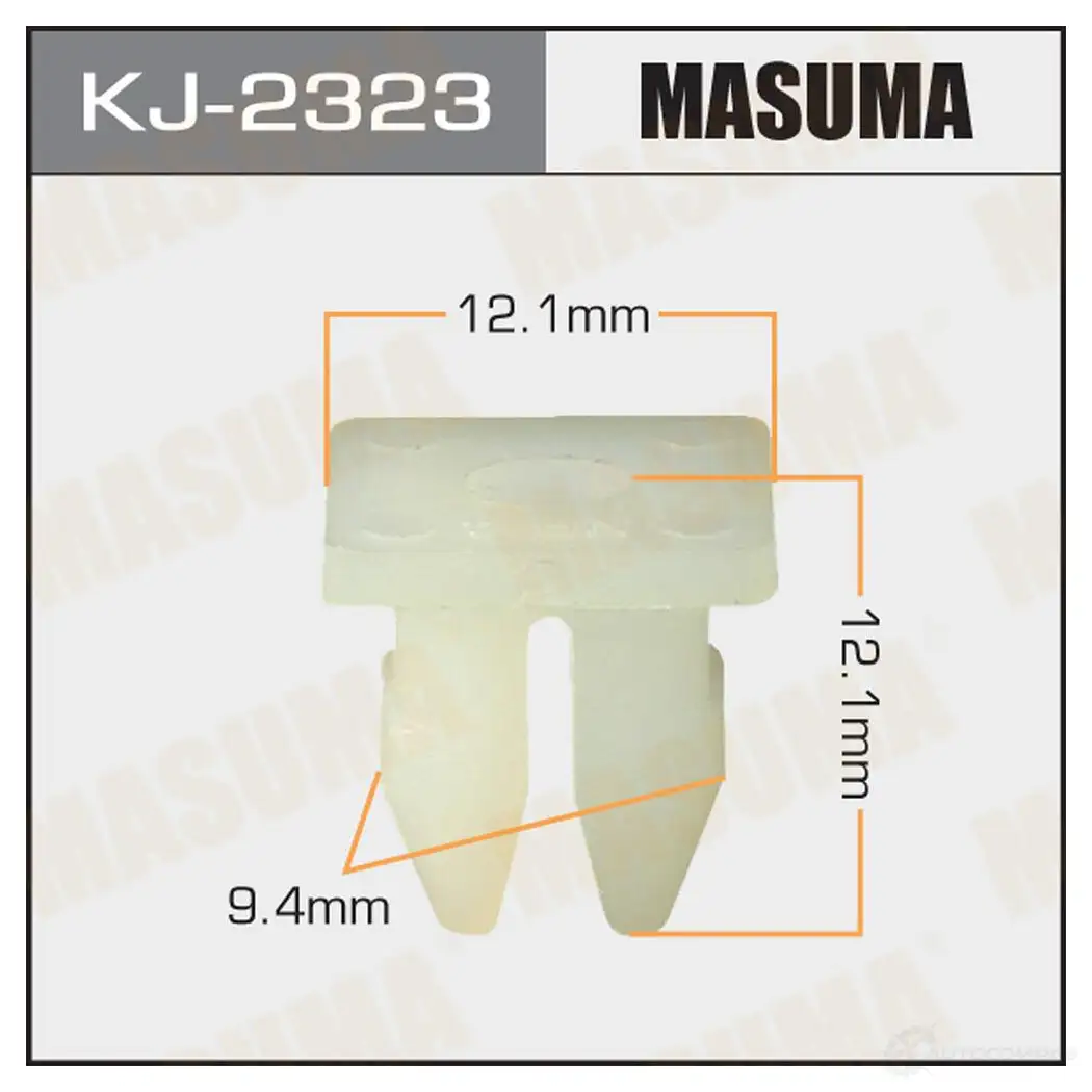 Клипса пластиковая MASUMA KJ-2323 RLWQ V5 1422884683