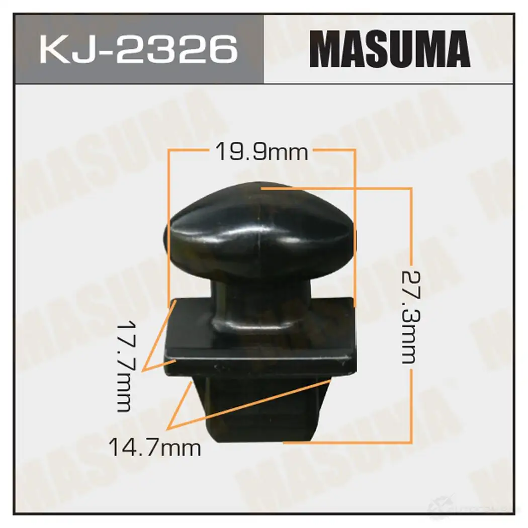 Клипса пластиковая MASUMA 1439697418 IBX5M 5 KJ-2326