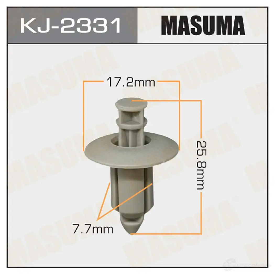 Клипса пластиковая MASUMA 3ME QT KJ-2331 1422884680