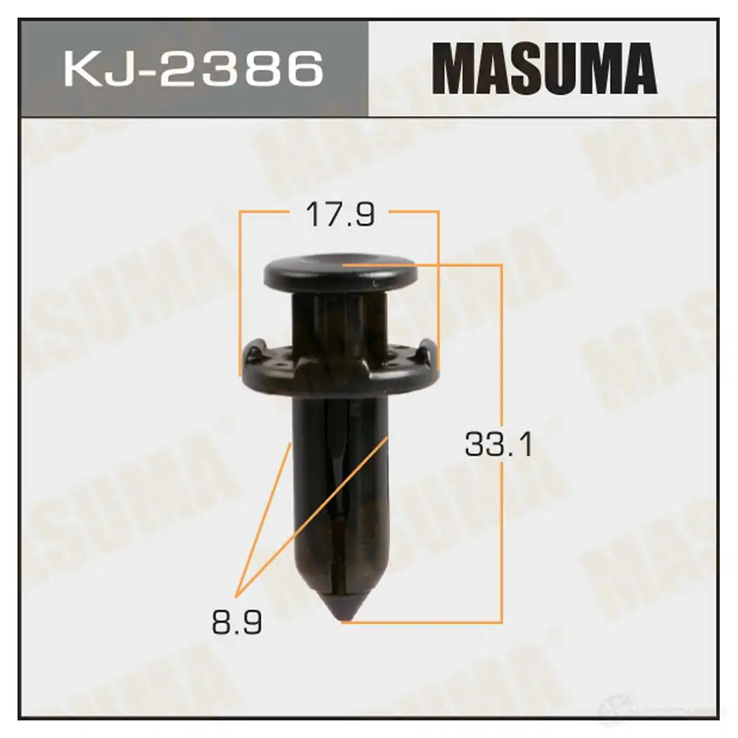 Клипса пластиковая MASUMA TTIV 5 KJ-2386 1422886978