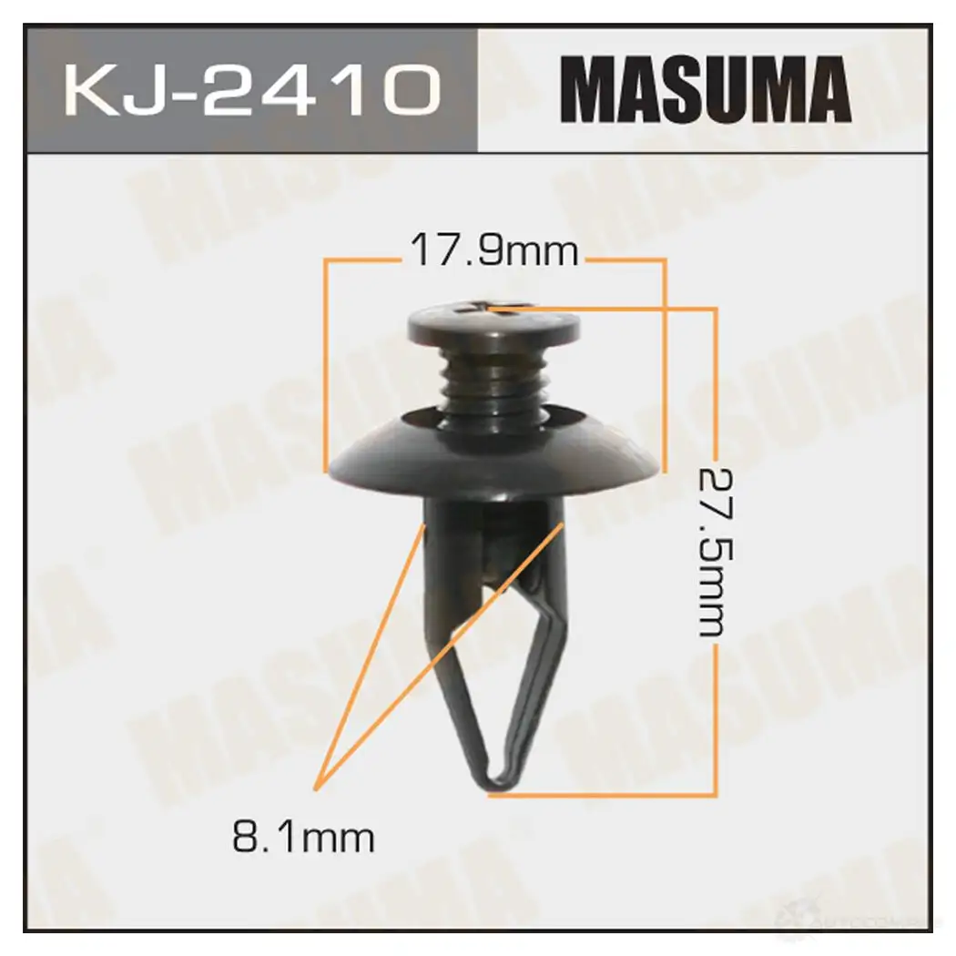 Клипса пластиковая MASUMA 1422886172 IJH JSS KJ-2410