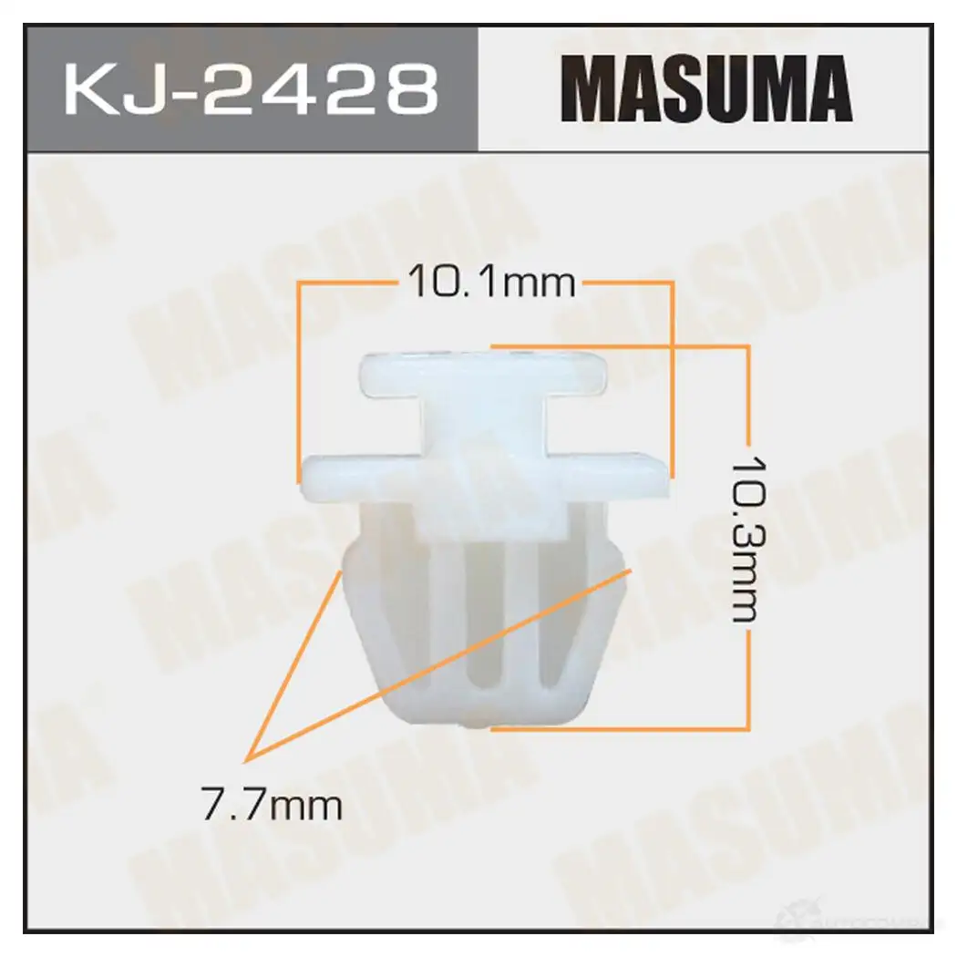 Клипса пластиковая MASUMA 1422886169 KJ-2428 0L F3XJH