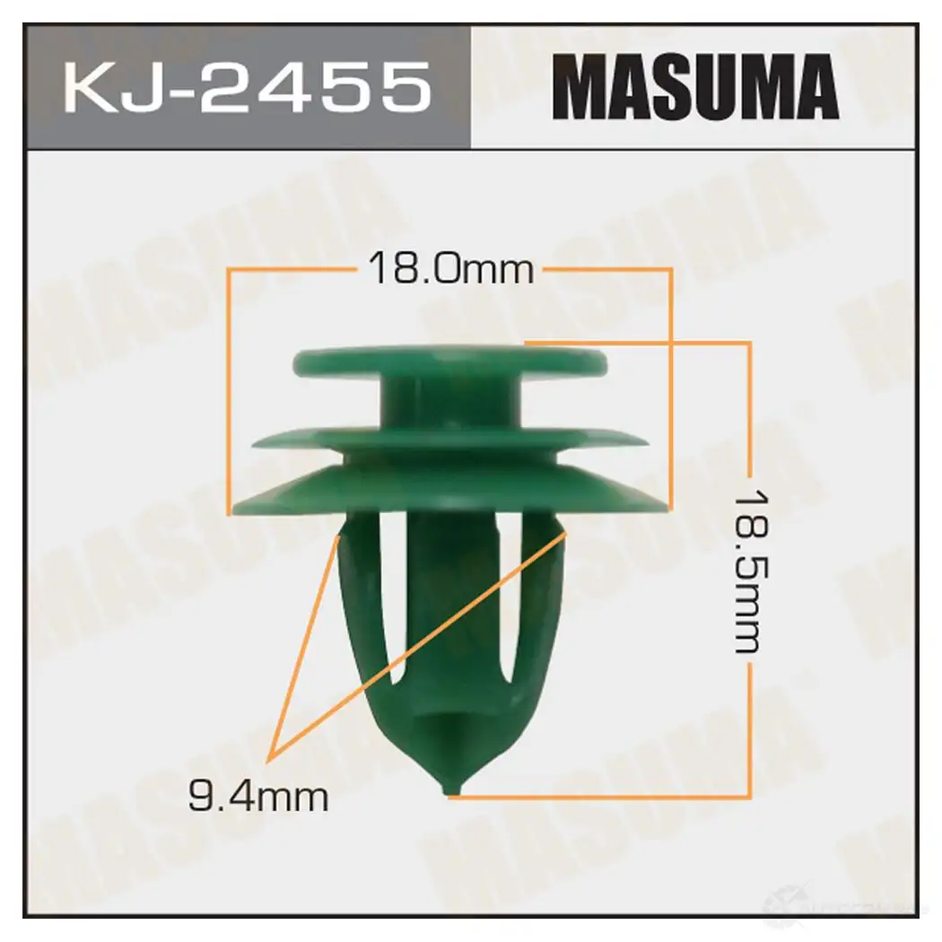 Клипса пластиковая MASUMA 1422886154 ELWBJ Y0 KJ-2455