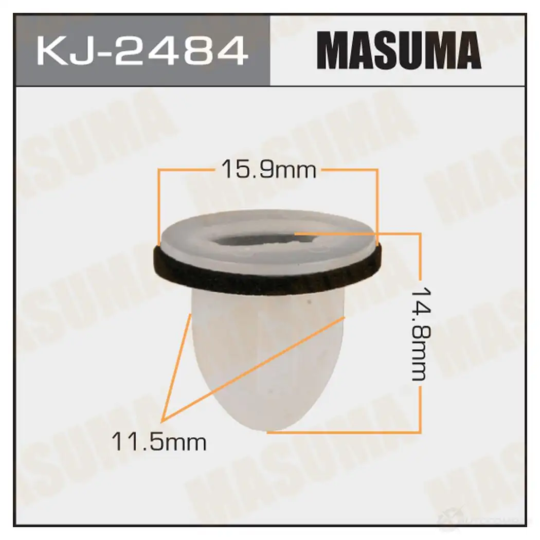 Клипса пластиковая MASUMA 1422885986 W7 5CM5 KJ-2484