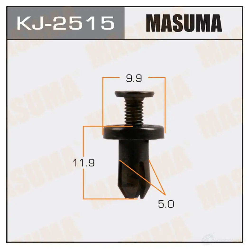 Клипса пластиковая MASUMA KJ-2515 1422886034 M HCVZRU