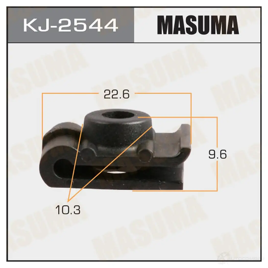 Клипса пластиковая MASUMA JXLK5 VF 1422886911 KJ-2544