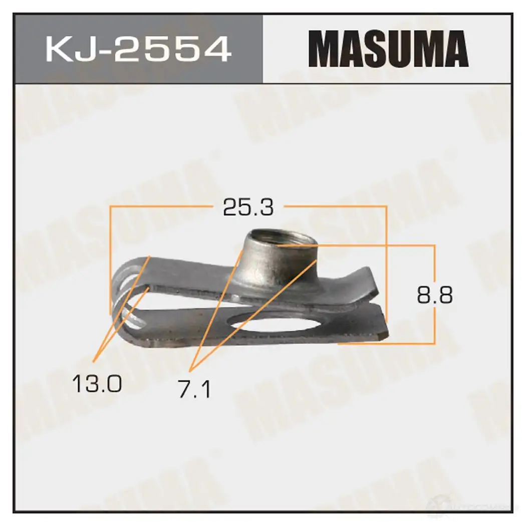 Клипса MASUMA KJ-2554 3MECVO A 1422886901