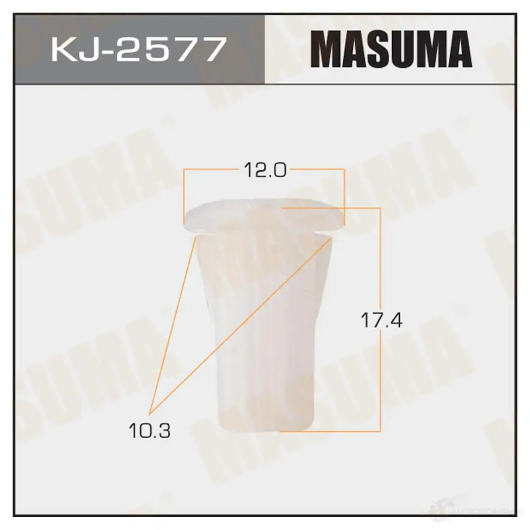 Клипса пластиковая MASUMA SLY 7O8 KJ-2577 1422886918