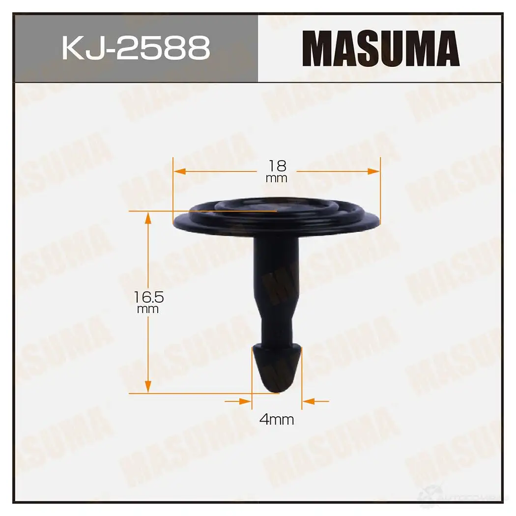 Клипса пластиковая MASUMA KJ-2588 N5CS5 7 1439697423