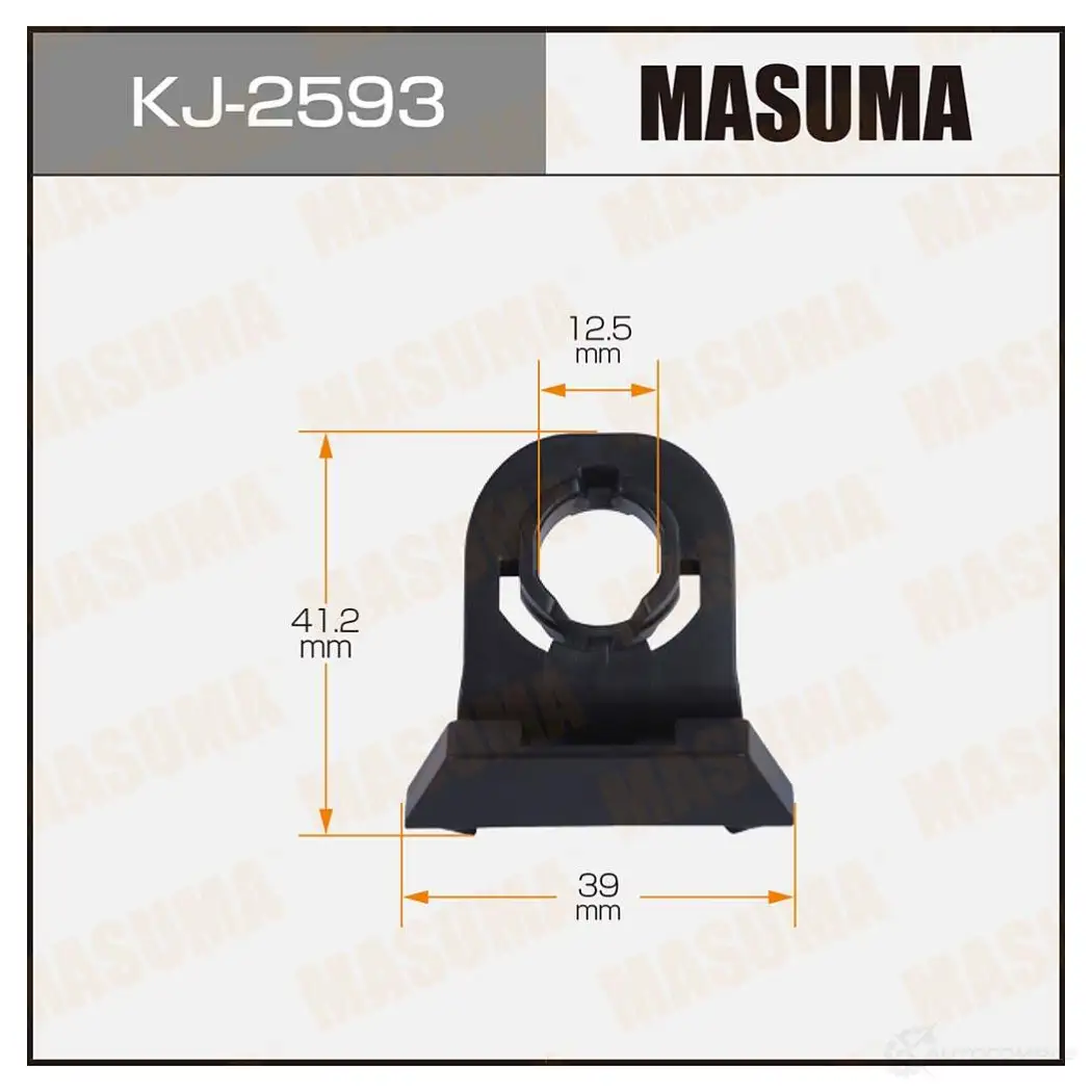 Клипса пластиковая MASUMA 1439697428 KJ-2593 SF U4J