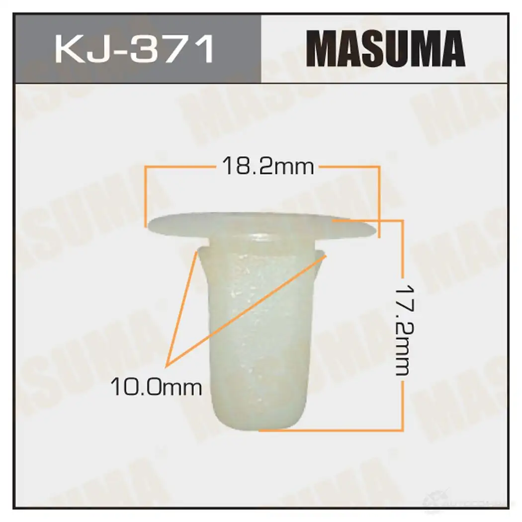 Клипса пластиковая MASUMA KJ-371 CCBI1 V 1422886070