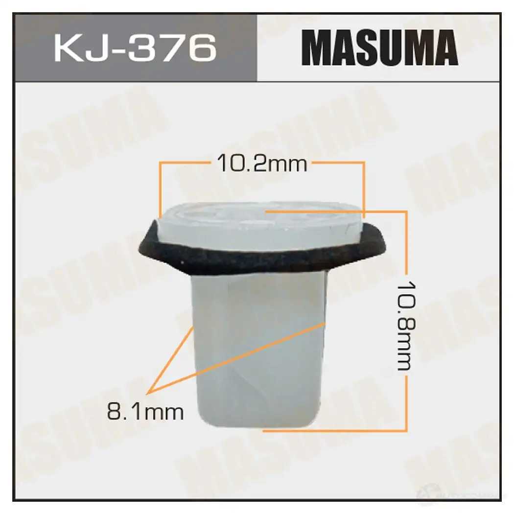 Клипса пластиковая MASUMA KJ-376 1422886067 03RS CTO