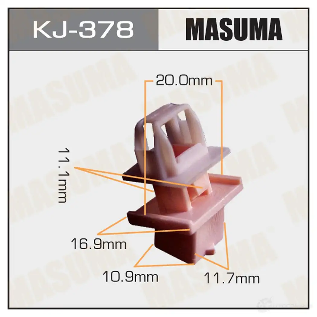 Клипса пластиковая MASUMA 1422886065 TMKF U KJ-378