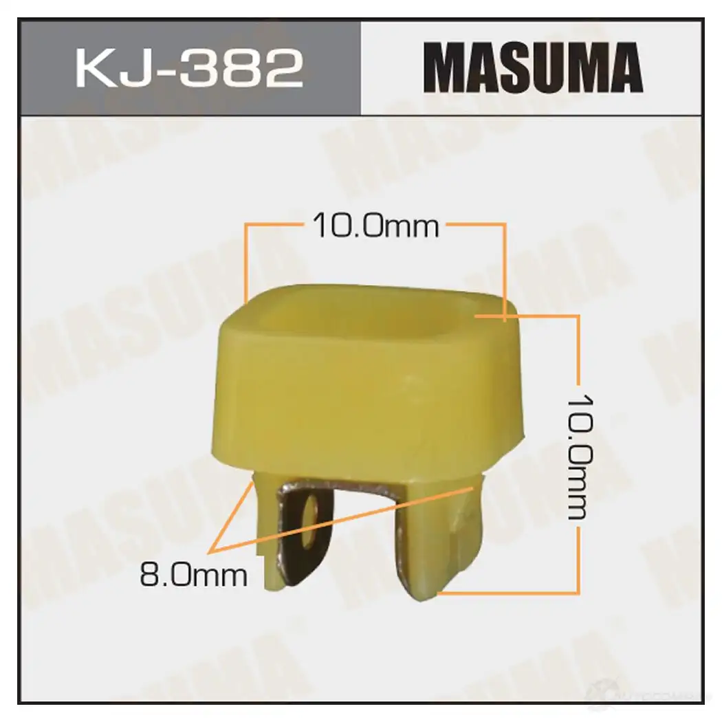 Клипса пластиковая MASUMA KJ-382 Z3 U08Y 1422886062