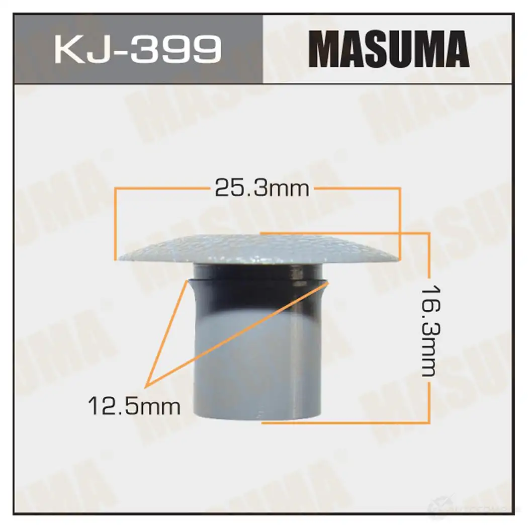 Клипса пластиковая MASUMA 1422886085 3 4XNQ6Q KJ-399