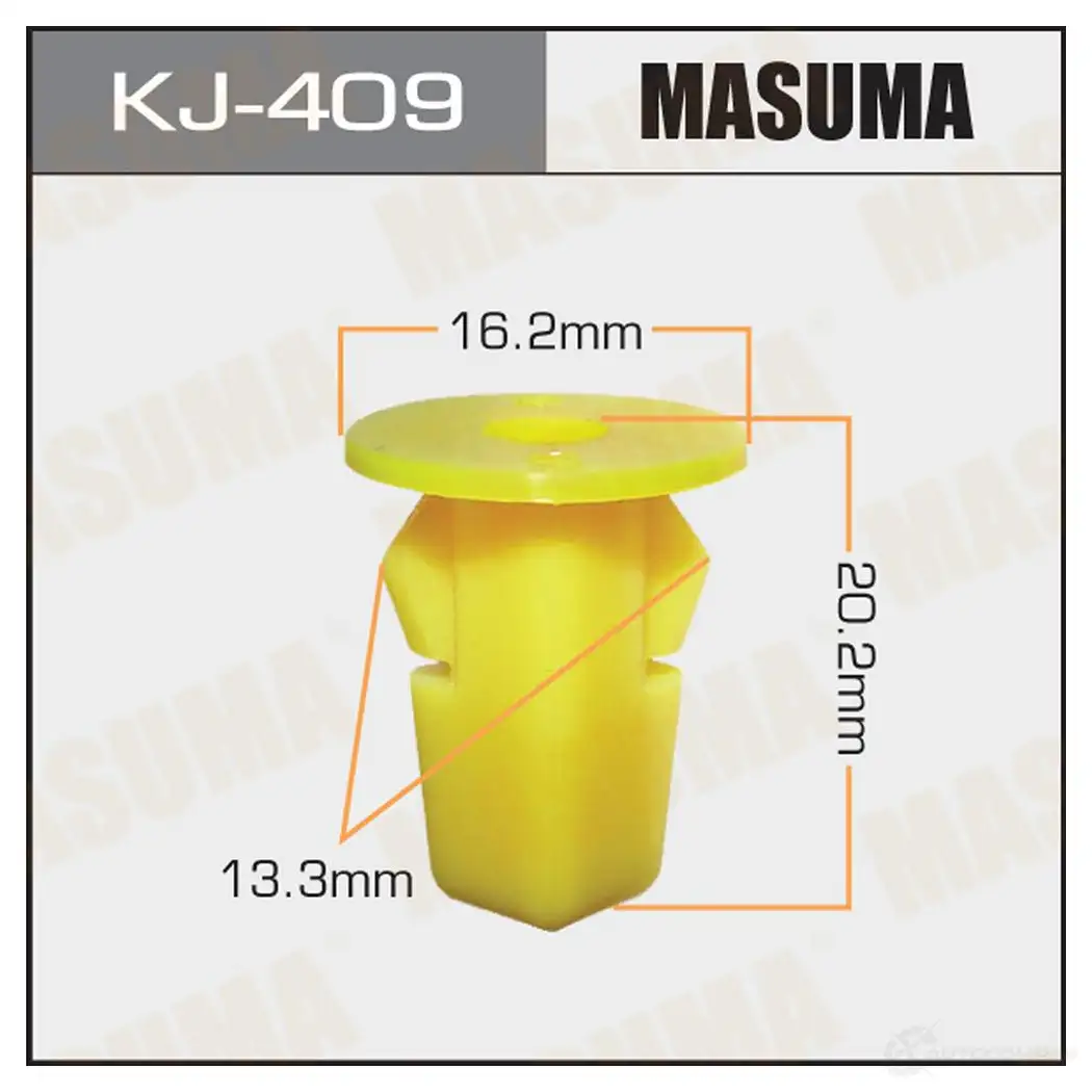 Клипса пластиковая MASUMA U C4KS 1422886114 KJ-409