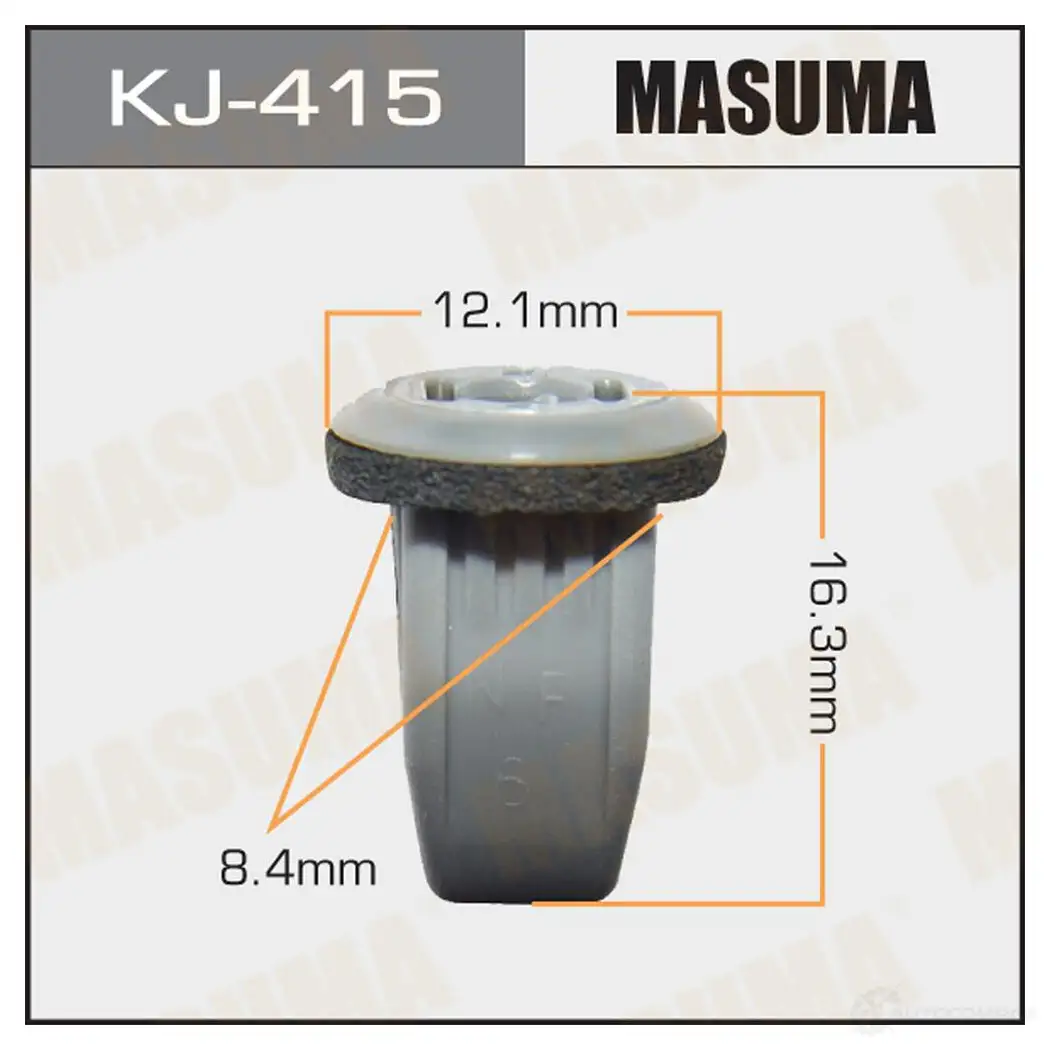 Клипса пластиковая MASUMA 7 MQJ67 1422886109 KJ-415