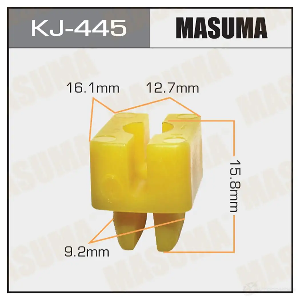 Клипса пластиковая MASUMA KJ-445 JLDP 3F 1422885965