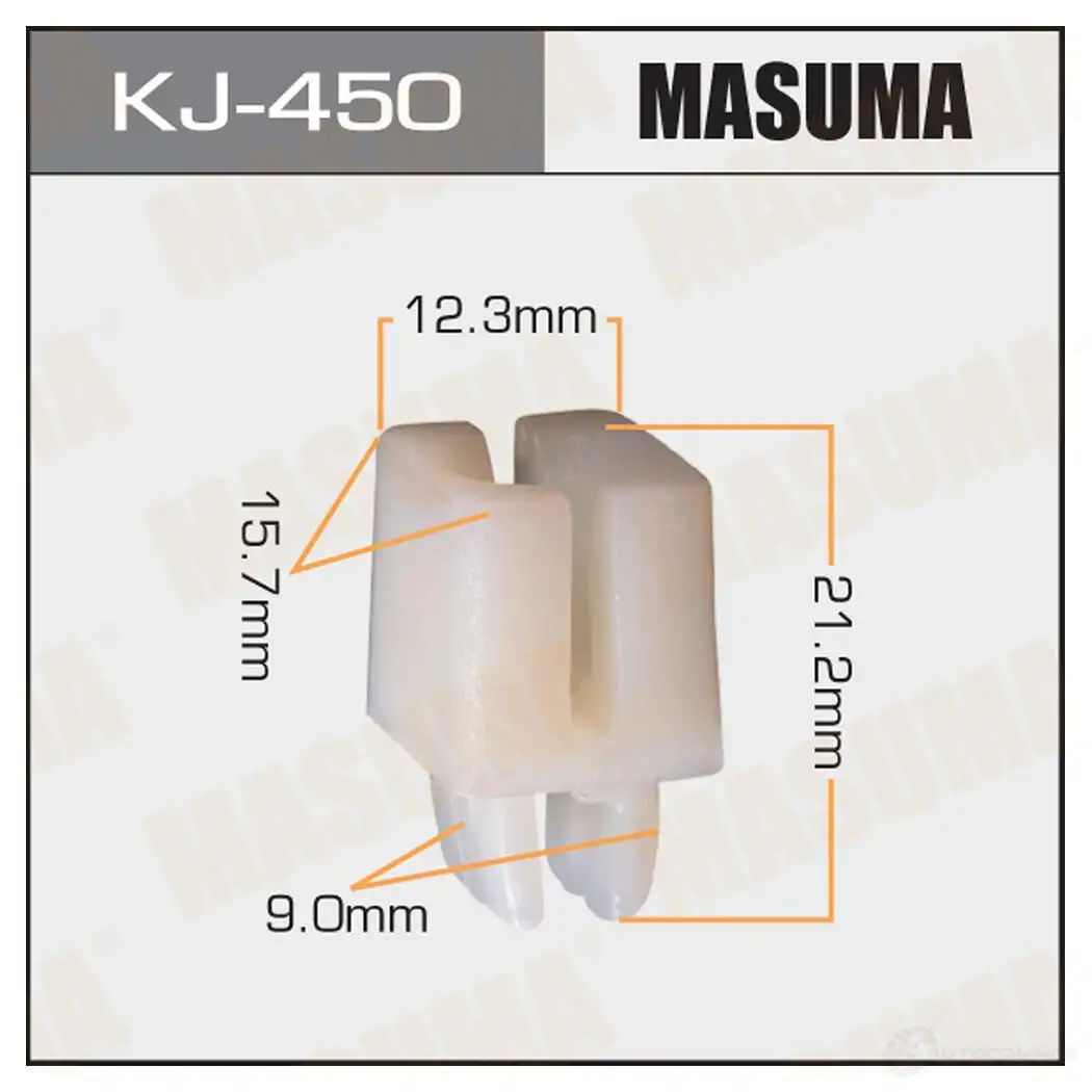 Клипса пластиковая MASUMA 1422885961 TO VCTKR KJ-450