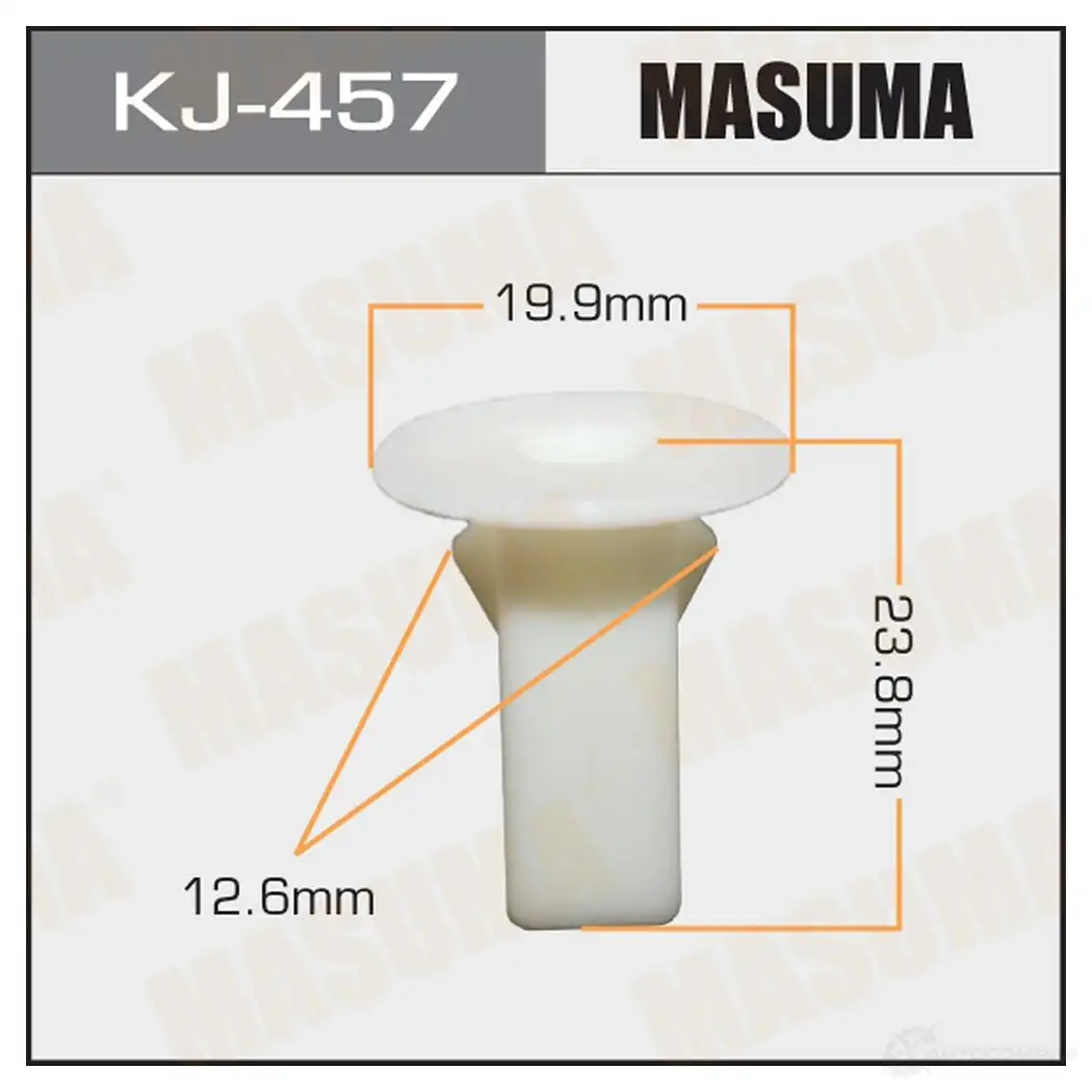 Клипса пластиковая MASUMA 1422885956 KJ-457 OXT L2YU