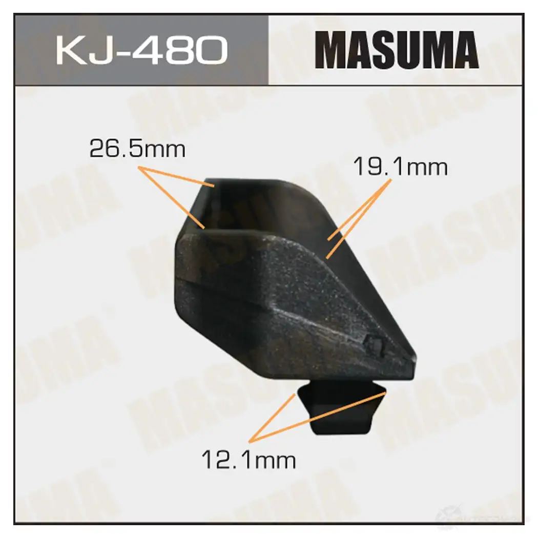 Клипса пластиковая MASUMA 1422885798 J 91T149 KJ-480