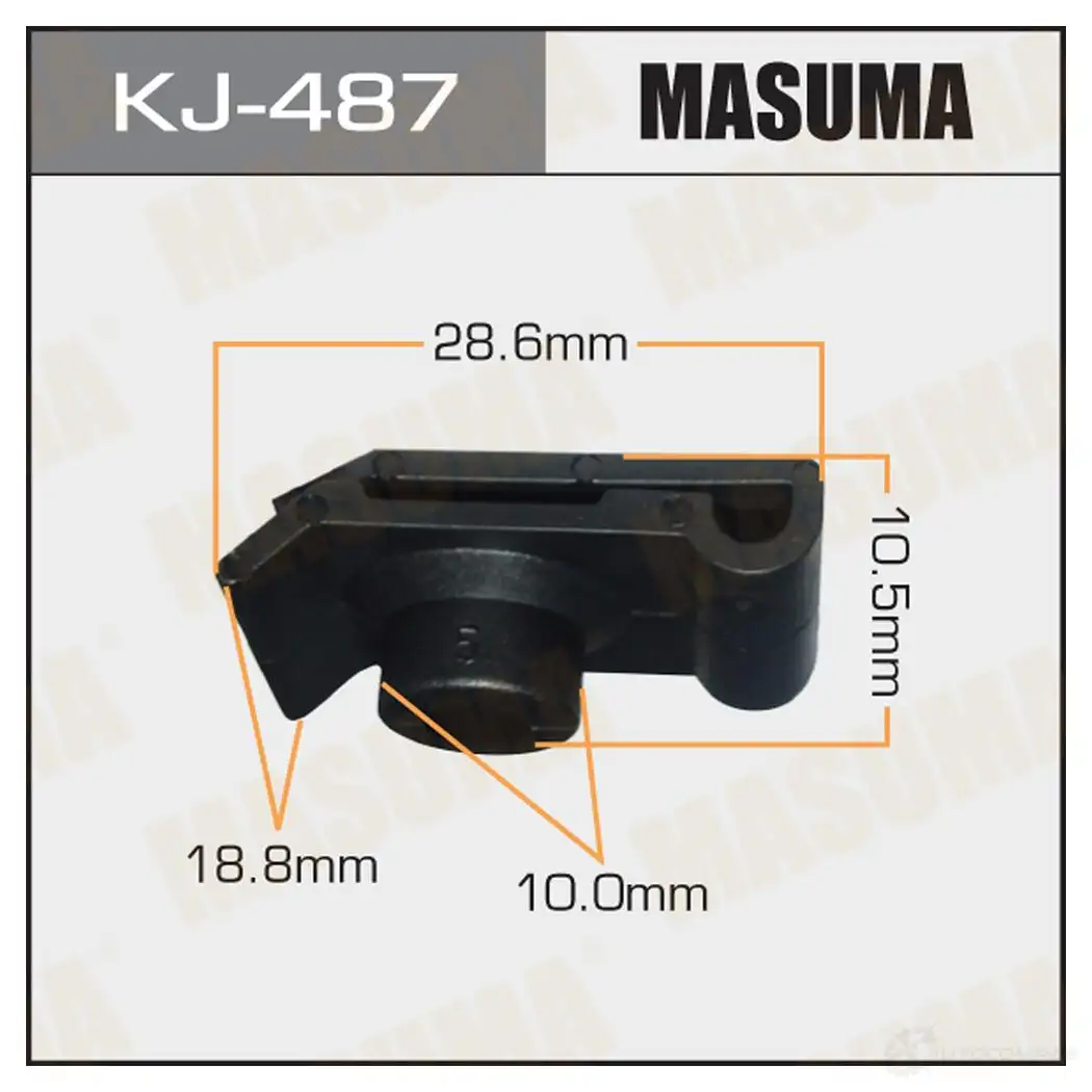 Клипса пластиковая MASUMA 1422885791 55P A0 KJ-487